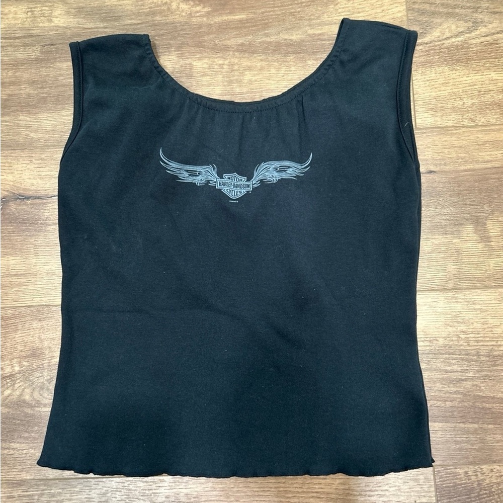 Harley-Davidson Black Tank Top with Logo